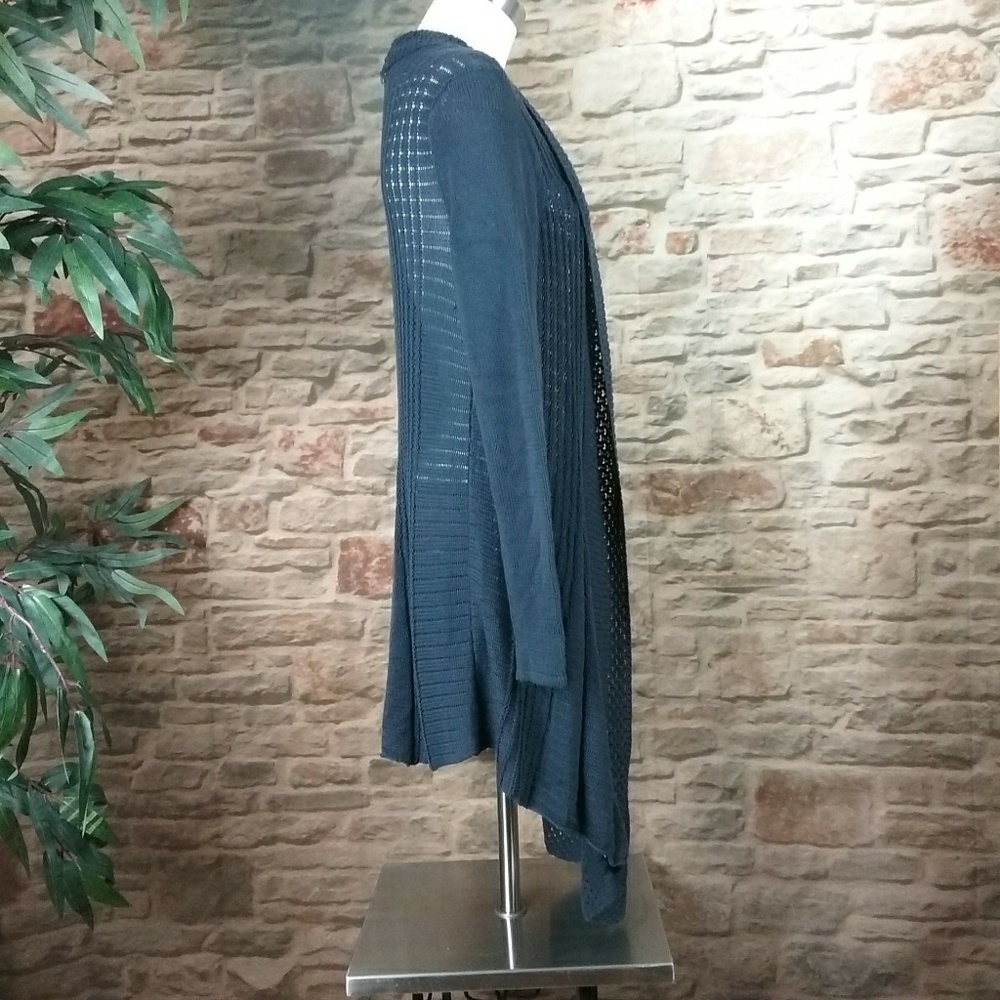 Kenar Sweater Hi-low Long Cardigan - Picture 6 of 8